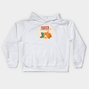 Autumn is my favorite season Kids Hoodie